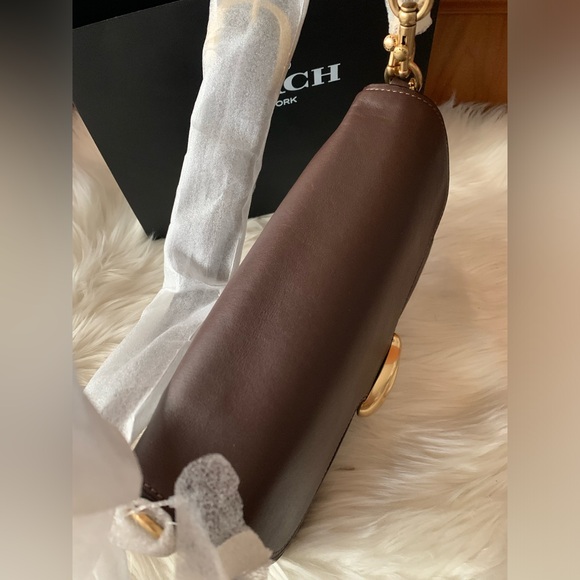 BNWT COACH Soft Tabby Bag in Brass/Maple🤎🤎 - Picture 14 of 16